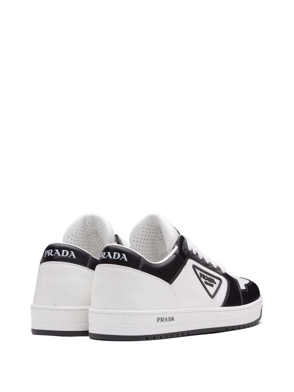 Prada District low-top leather trainers - Image 3