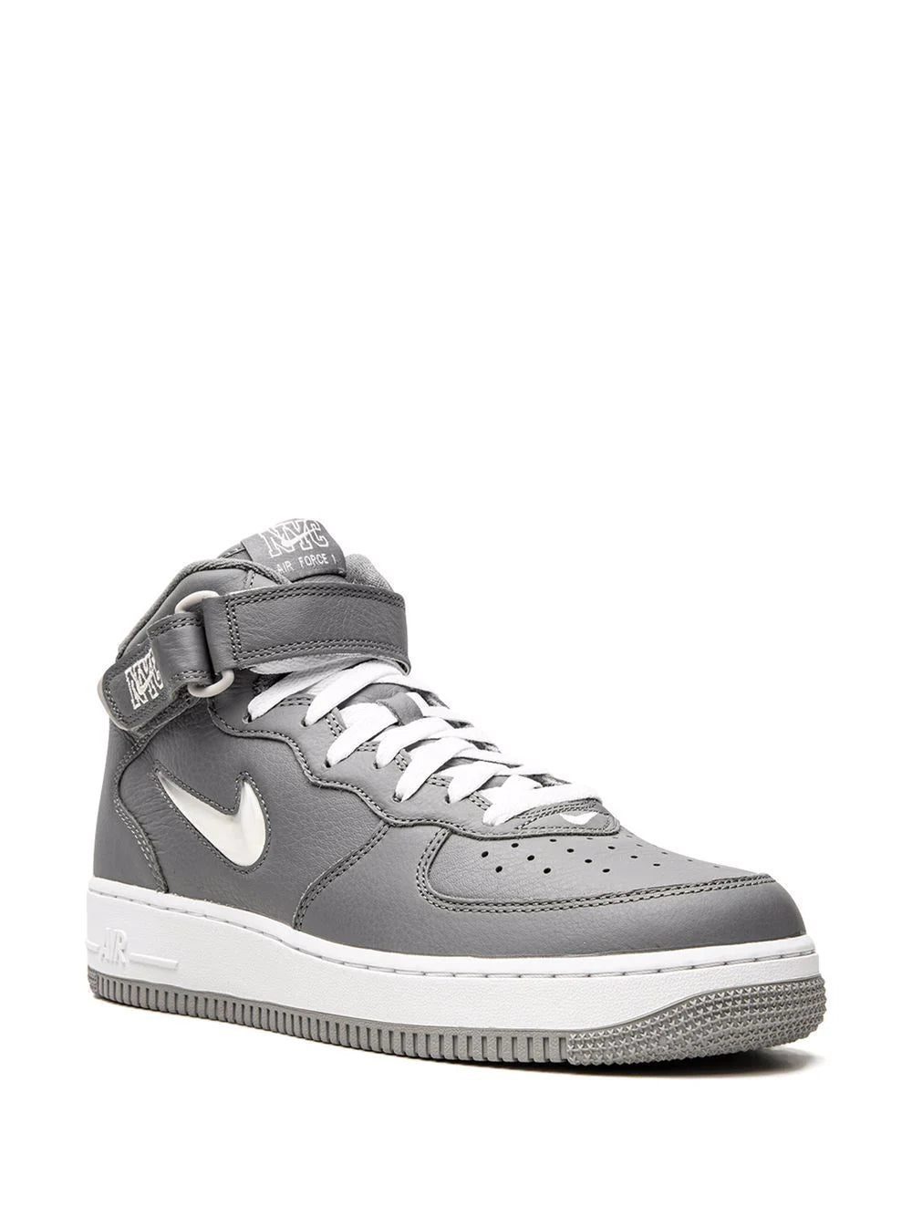 Nike Air Force 1 Mid QS "Jewel NYC Cool Grey" sneakers - Image 2