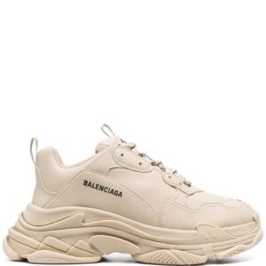 Balenciaga  Triple S faux-leather sneakers