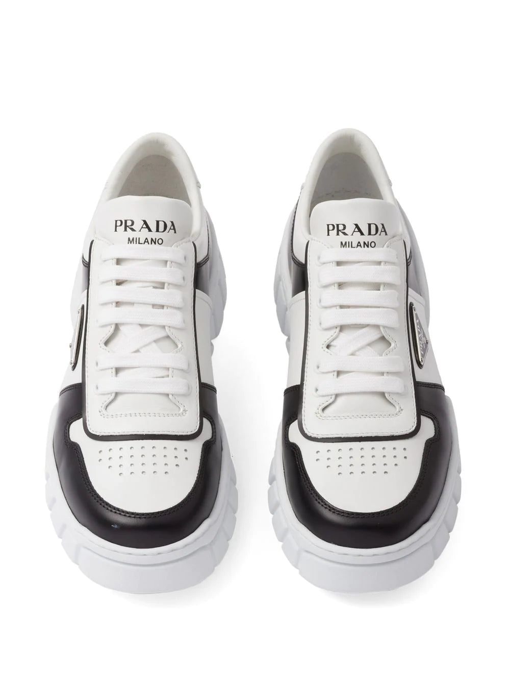 Prada low-top leather sneakers - Image 4