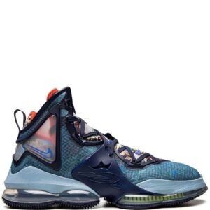 Nike LeBron 19 "Blackened Blue" high-top sneakers
