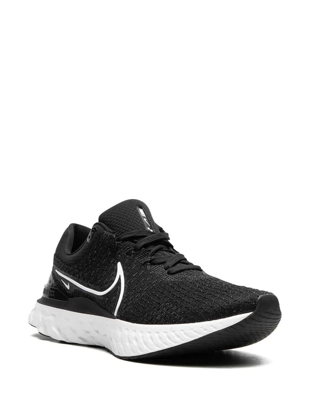 Nike React Infinity Run Flyknit 3 "Black/White" sneakers - Image 2