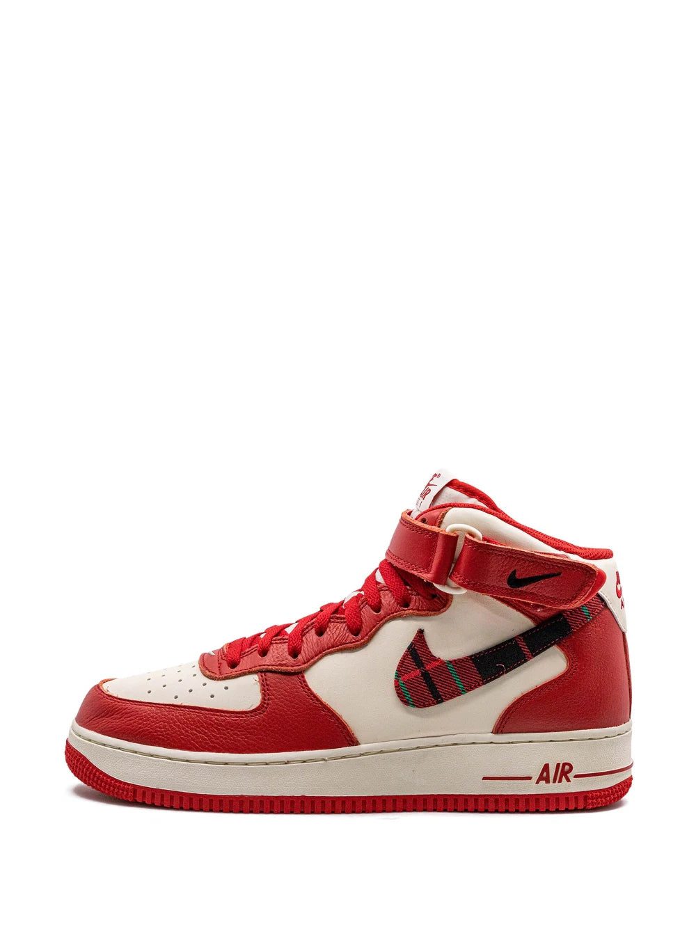 Nike Air Force 1 Mid '07 LX "Plaid Cream Red" sneakers - Image 4