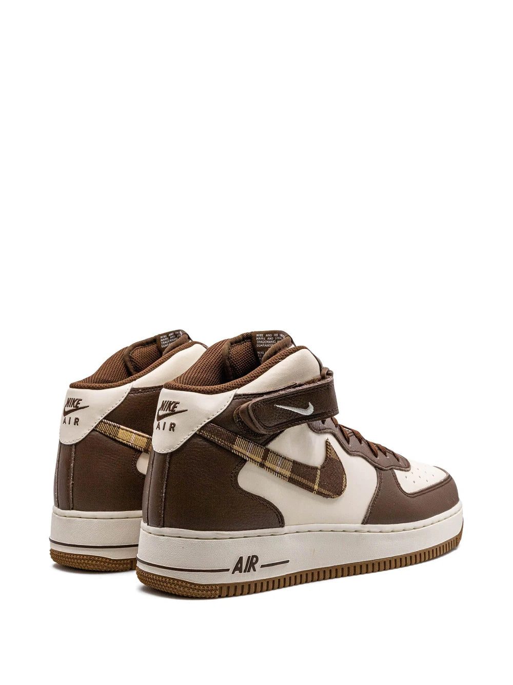 Nike Air Force 1 Mid "Brown Plaid" sneakers - Image 3