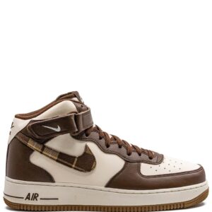 Nike  Air Force 1 Mid "Brown Plaid" sneakers
