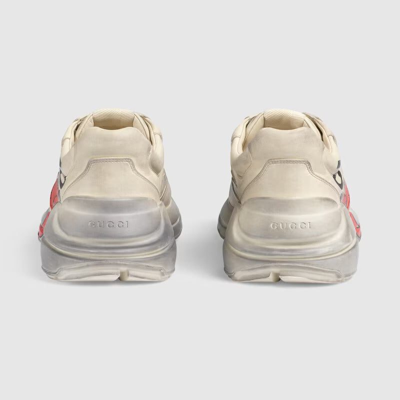 Gucci Men's Rhyton sneaker with mouth print - Image 4