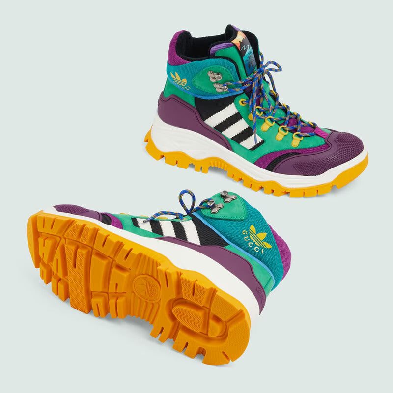 adidas x Gucci men's lace up boot - Image 4