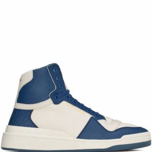 Saint Laurent colour-block high-top sneakers