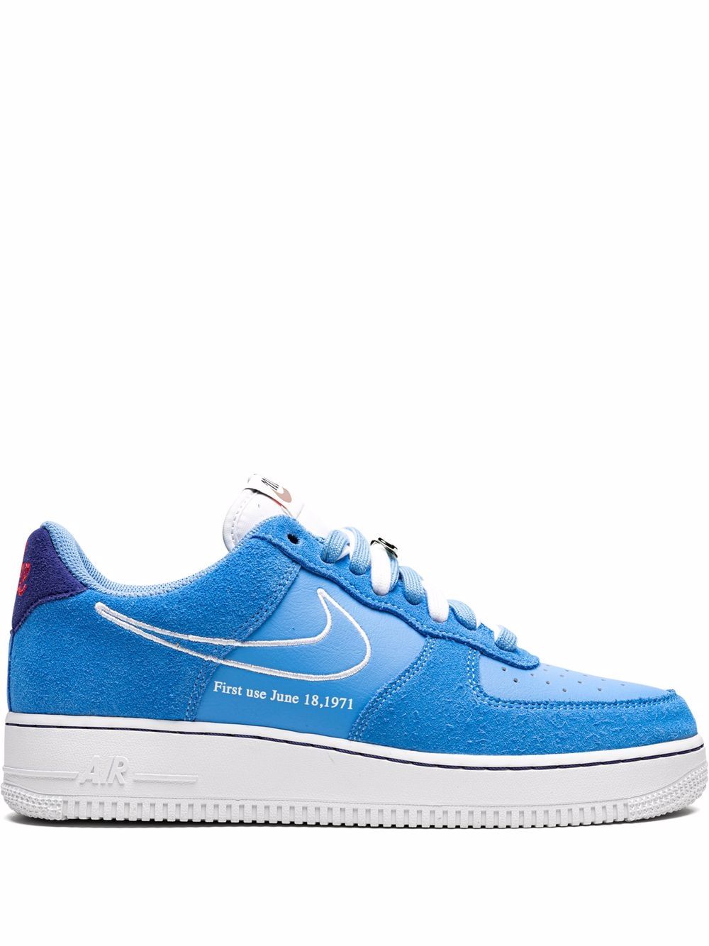 Nike Air Force 1 Low "First Use - Blue Suede" sneakers