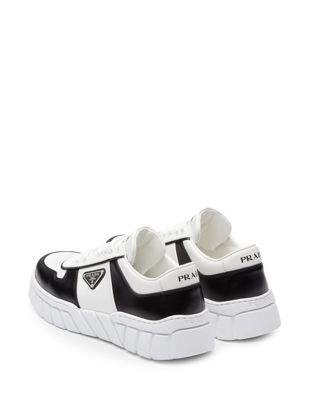 Prada low-top leather sneakers - Image 3