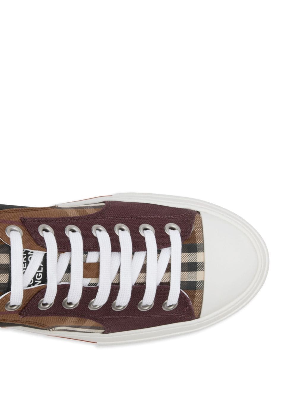 Burberry Vintage Check patchwork sneakers - Image 5
