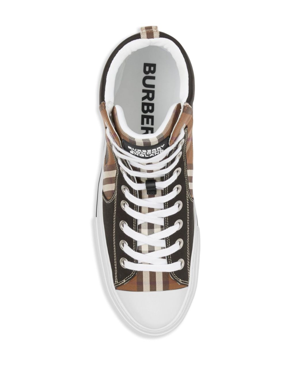 Burberry Vintage Check lace-up sneakers - Image 6
