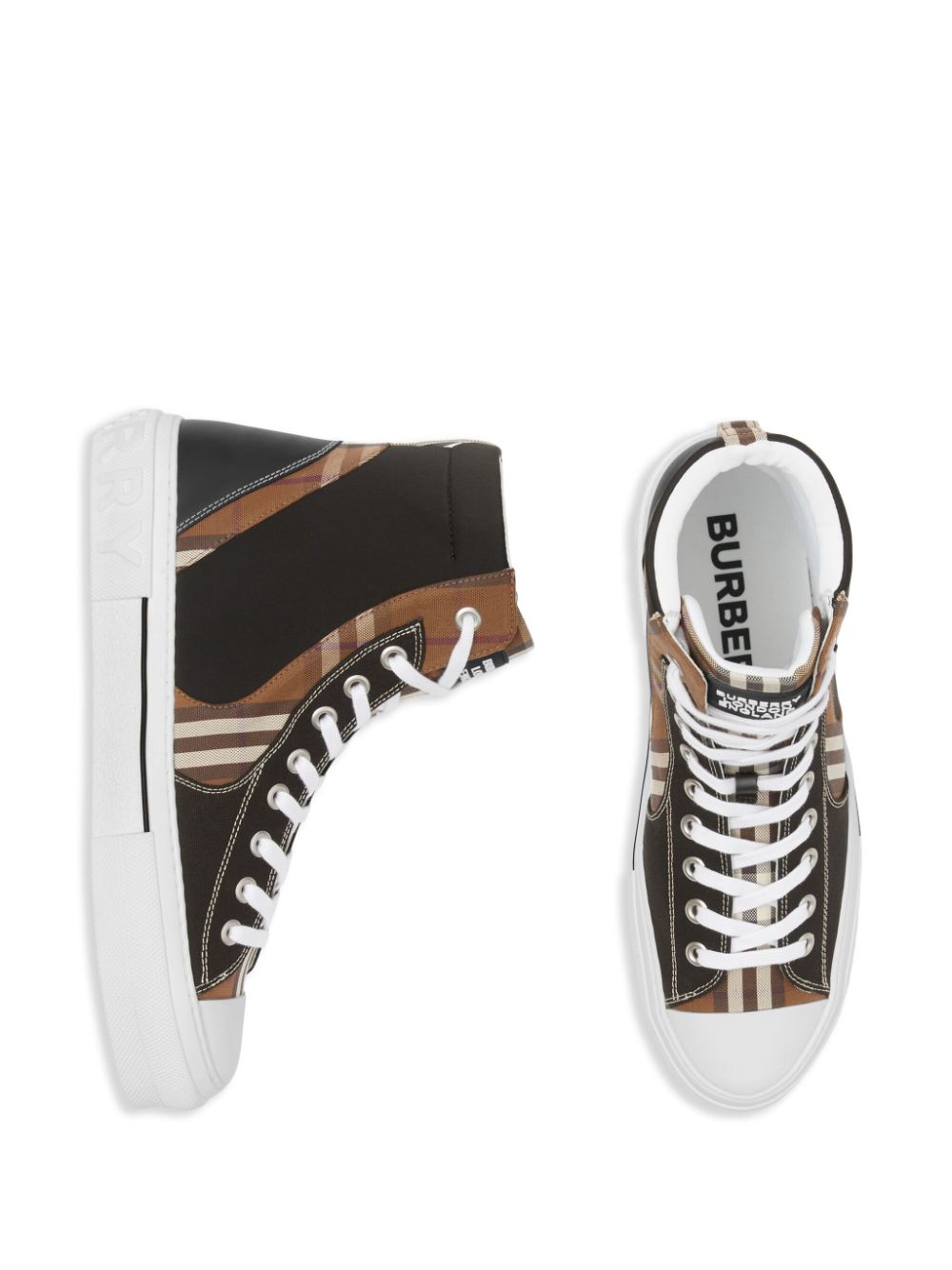 Burberry Vintage Check lace-up sneakers - Image 5