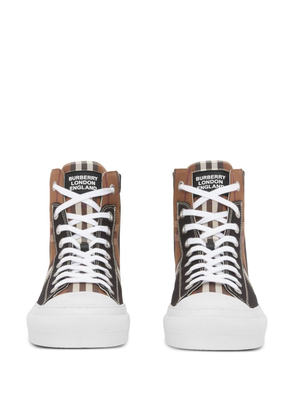 Burberry Vintage Check lace-up sneakers - Image 3