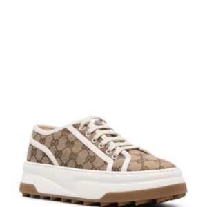 Gucci GG canvas panelled sneakers