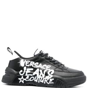 Versace Jeans Couture graffiti-print low-top sneakers