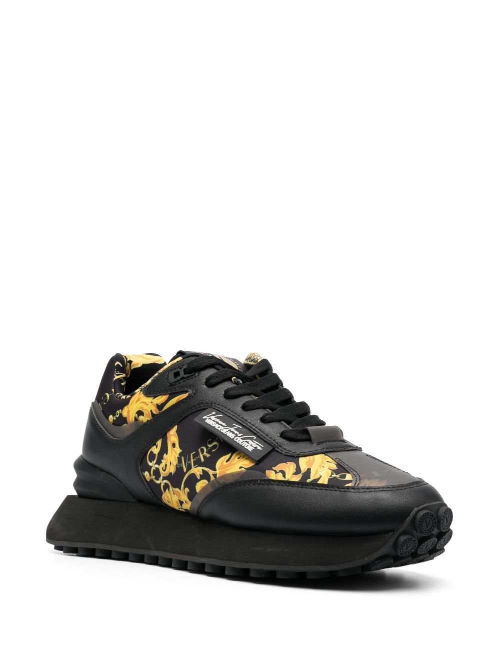 Versace Jeans Couture baroque-print low-top sneakers - Image 2