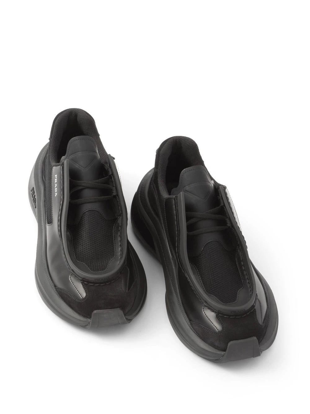 Prada panelled chunky sneakers - Image 4