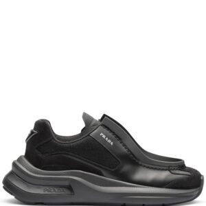 Prada  panelled chunky sneakers