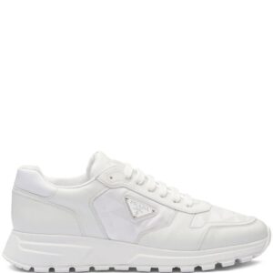 Prada  diamond-quilted leather sneakers