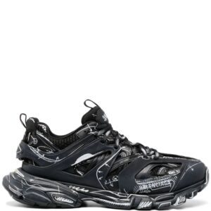 Balenciaga  Track sketch-print panelled sneakers