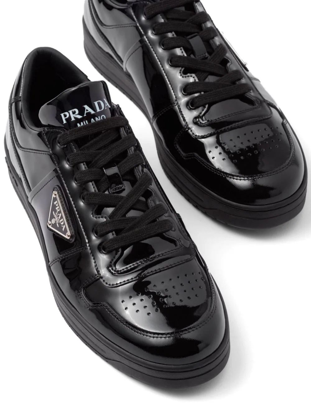 Prada Downtown leather sneakers - Image 3