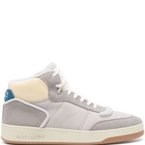 Saint Laurent SL/80 leather lace-up sneakers