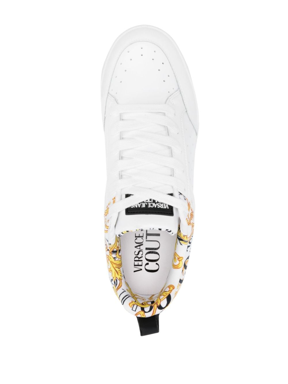 Versace Jeans Couture Brooklyn patent-leather sneakers - Image 4