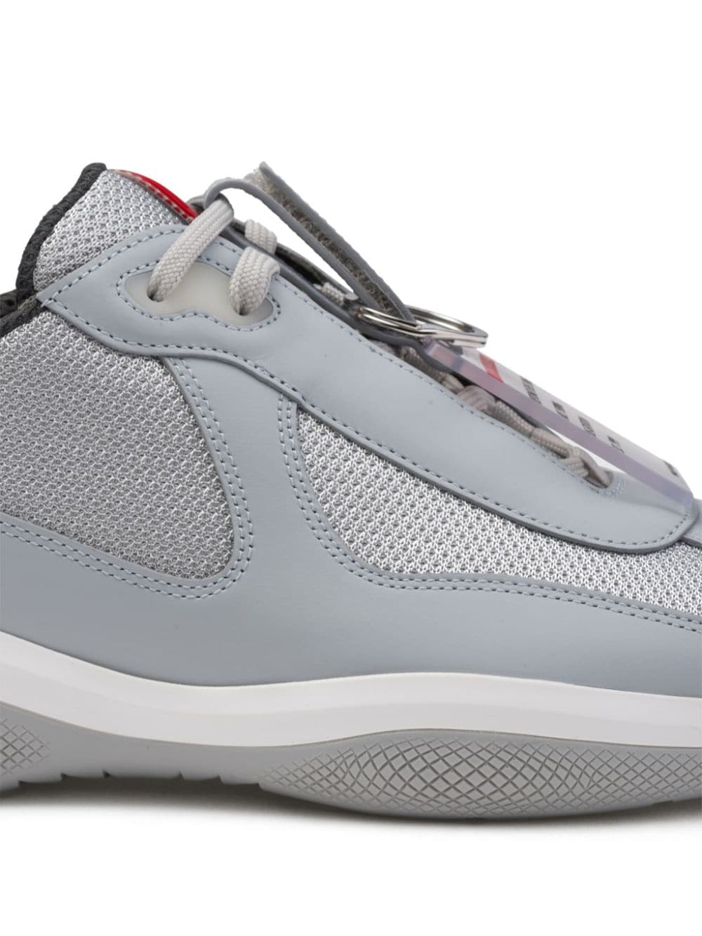Prada America's Cup logo-patch sneakers - Image 6