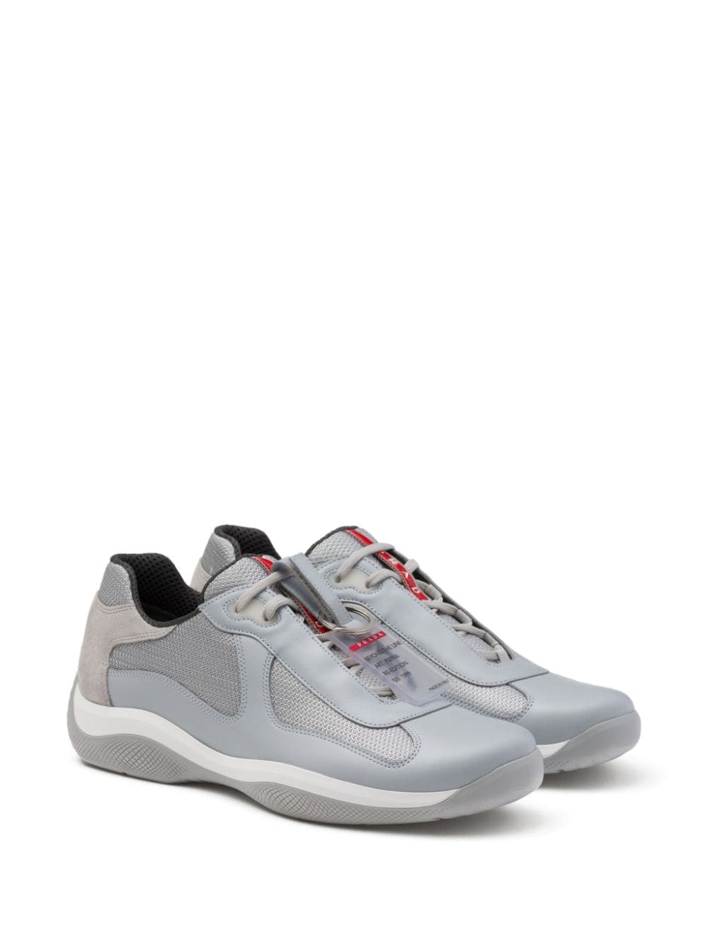 Prada America's Cup logo-patch sneakers - Image 2
