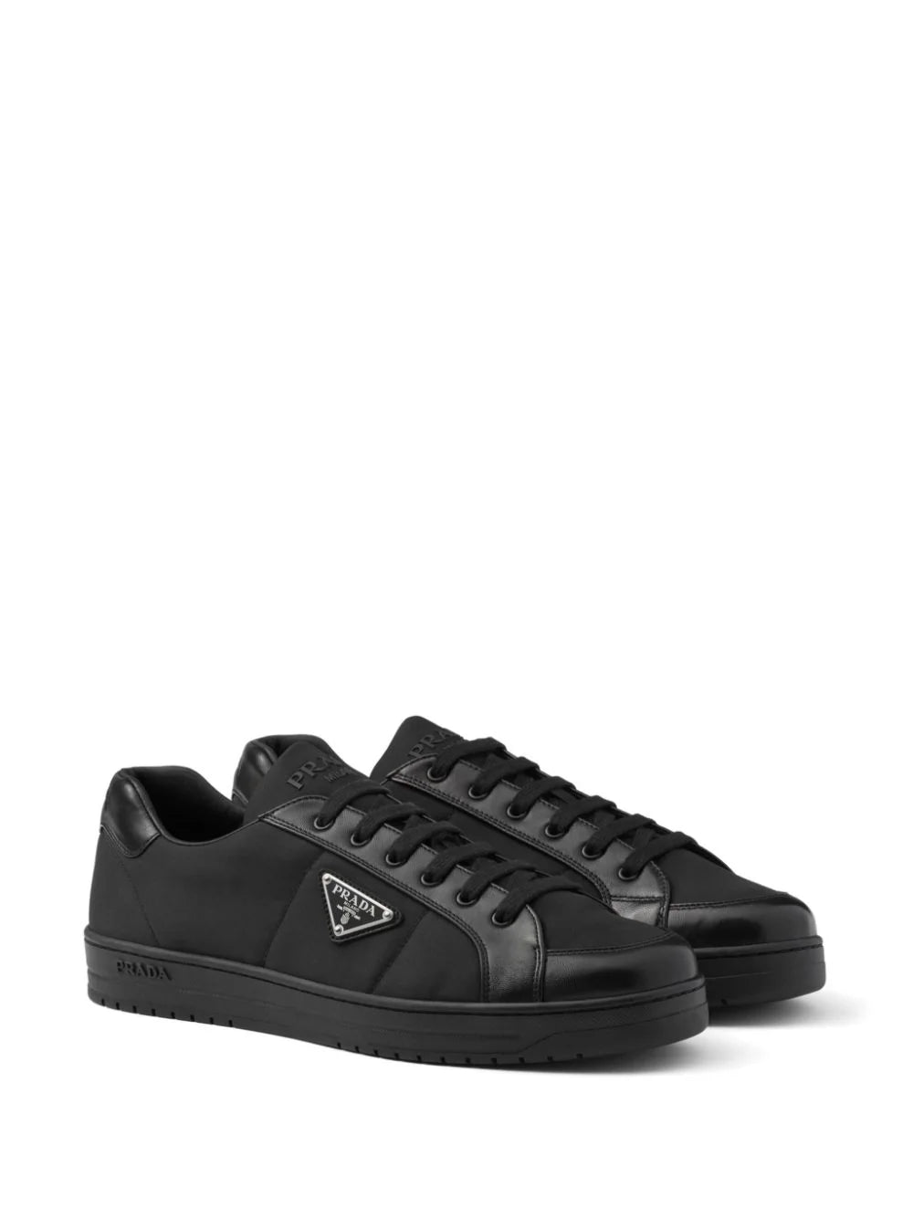 Prada Downtown triangle-logo sneakers - Image 2