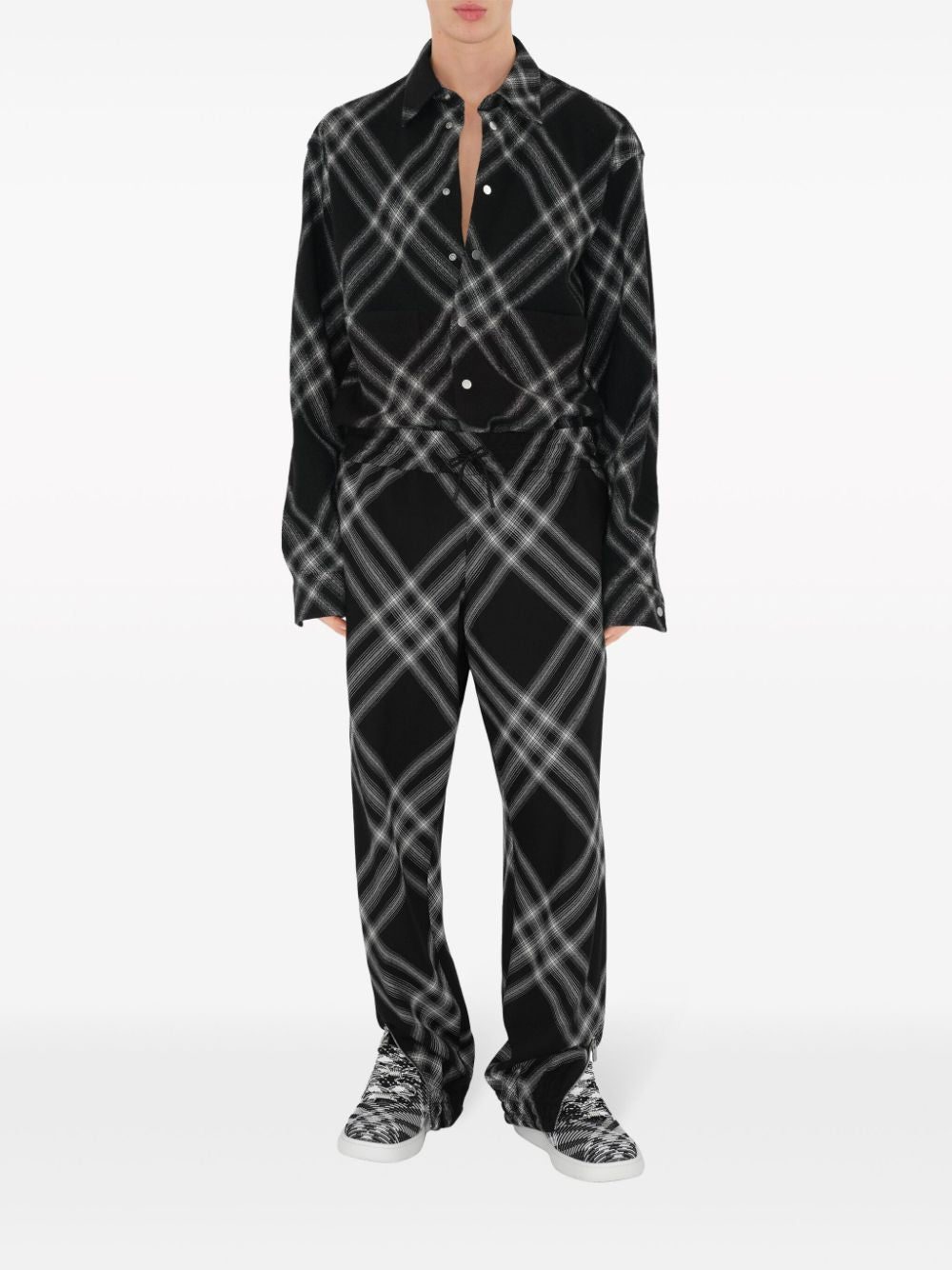 Burberry Box checked sneakers - Image 6