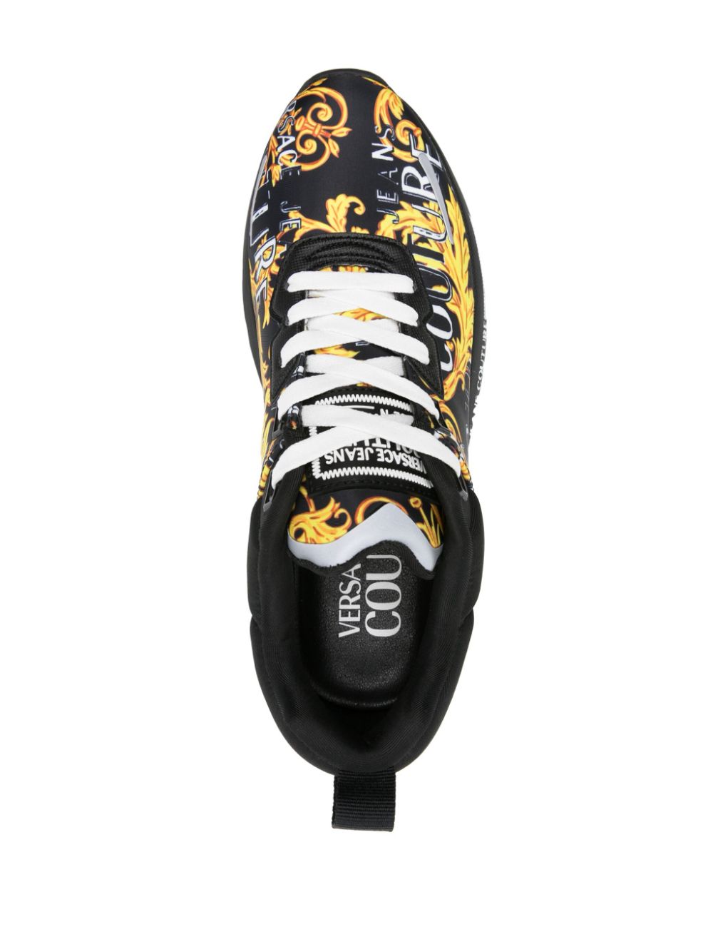 Versace Jeans Couture Barocco-print panelled sneakers - Image 4