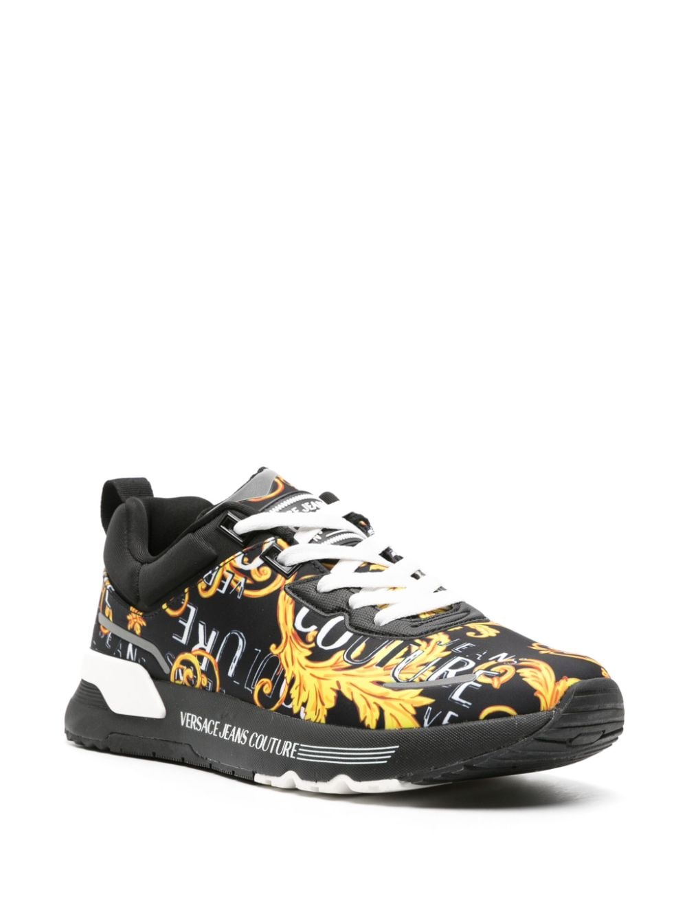 Versace Jeans Couture Barocco-print panelled sneakers - Image 2
