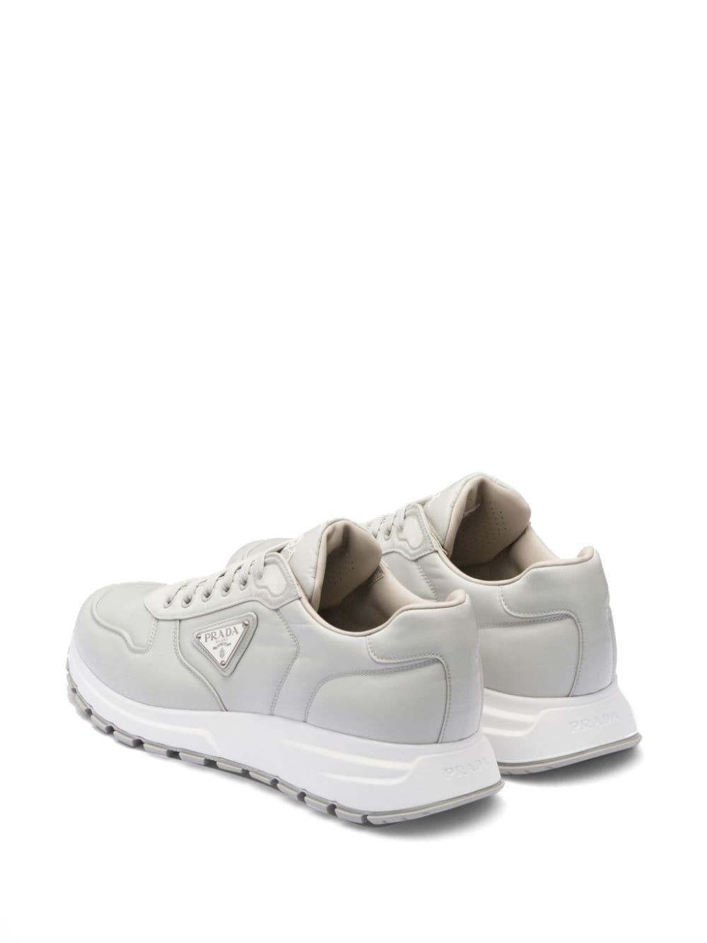 Prada logo-plaque low-top sneakers - Image 4