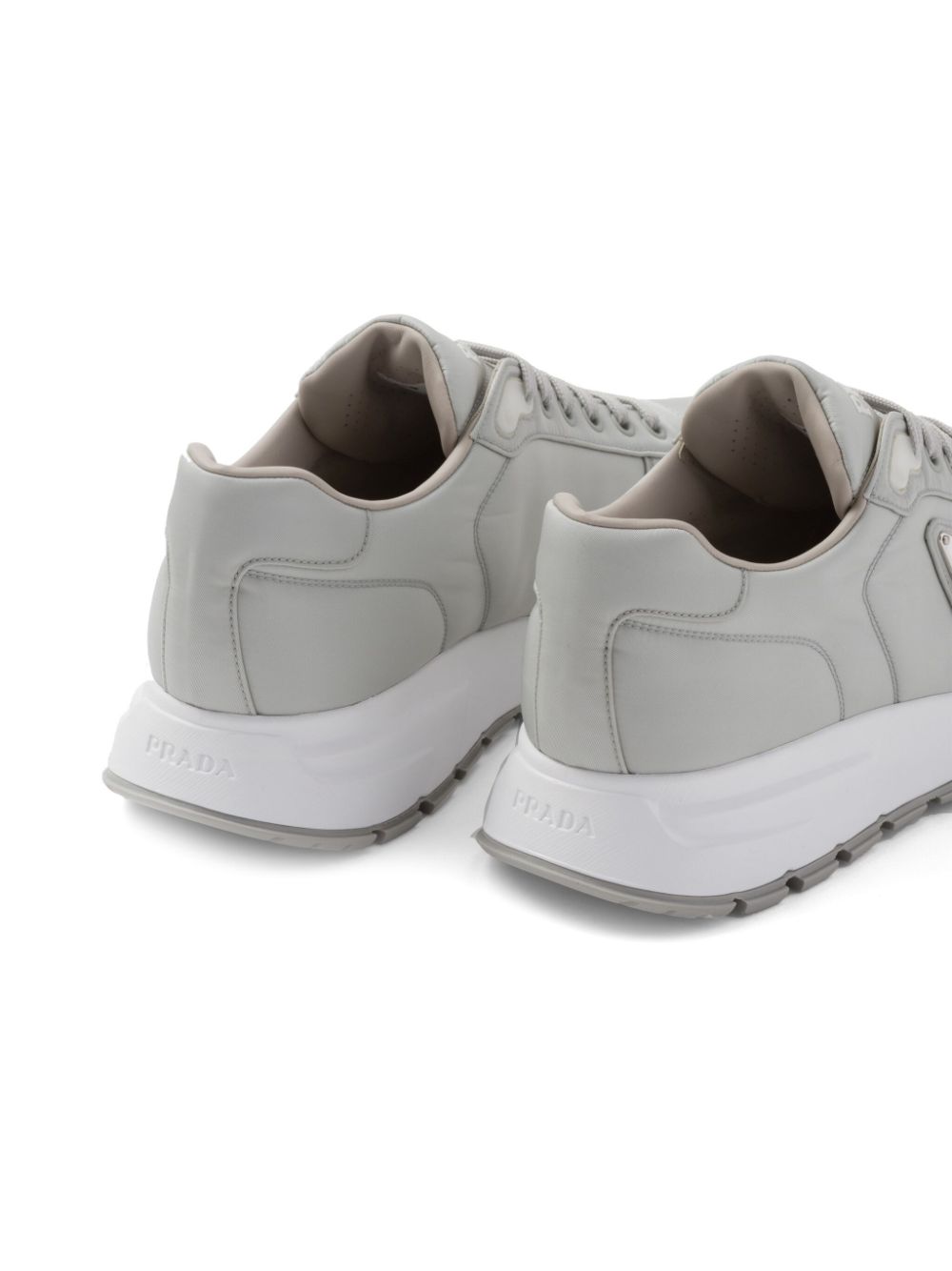 Prada logo-plaque low-top sneakers - Image 5